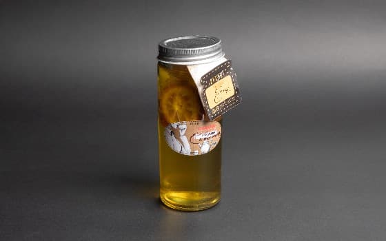 دمنوش بهار نارنج(همراه باشیشه ماربل)